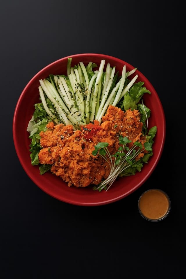 Crunchy Spicy Tuna Salad.