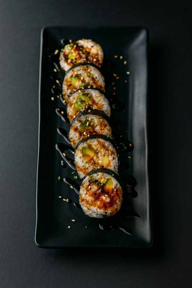 Baked Salmon Roll.